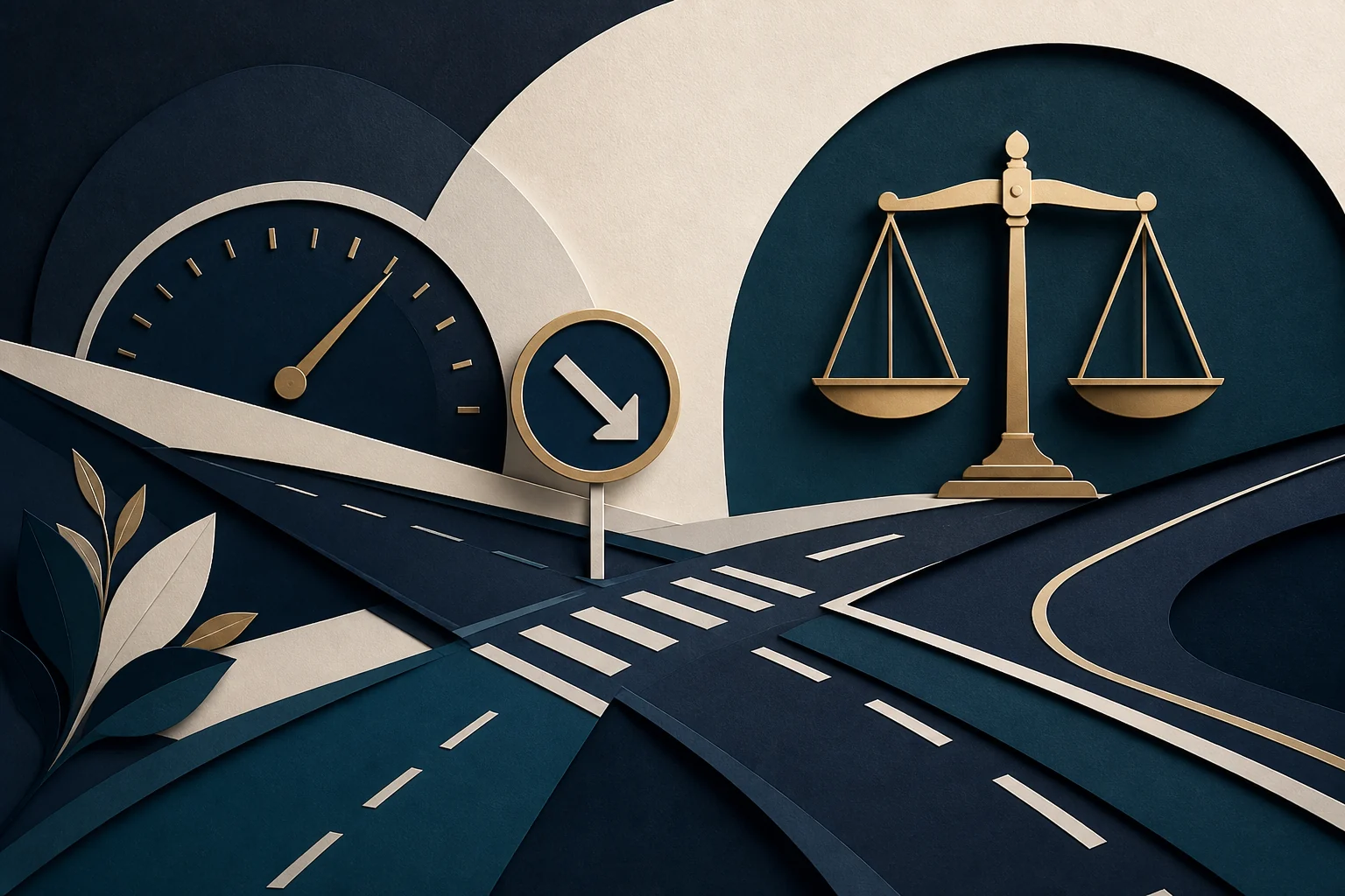Illustration du droit routier, des infractions et de la défense du permis de conduire